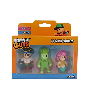 Stumble Guys 3'lü Mini Figür Seti 6 S3 40023