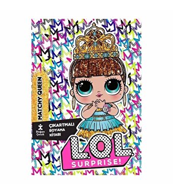 Lol Surprıse Matchy Queen Çıkartmalı Boyama Kitabı