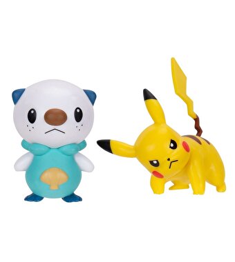 Pokemon Battle Figür 2'li Seti Pikachu Oshawott