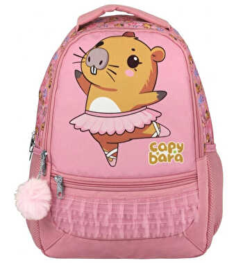 Capybara Pembe Sırt Çantası