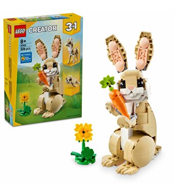 LEGO Creator 3'ü 1 Arada Arada Sevimli Tavşan 31162