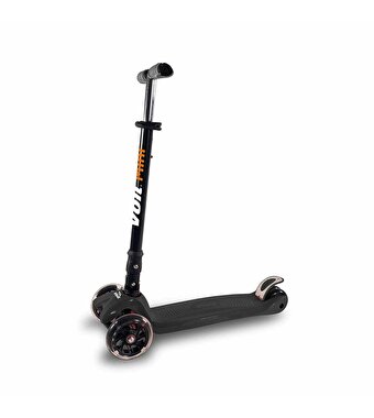 Voit 3 Tekerlekli Işıklı Siyah Scooter