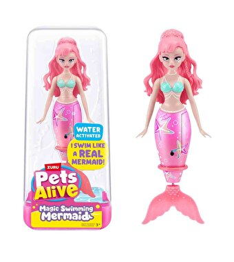 Hareketli Pets Alive Yüzen Denizkızı 9567UQ1 Somon Saçlı