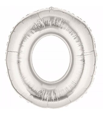 0 Numara Silver Folyo Balon