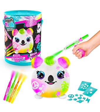 Airbrush Plush Squishy Peluş Neon Koala
