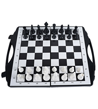 Çantalı 3’lü Dama Tavla ve Satranç Oyun Seti