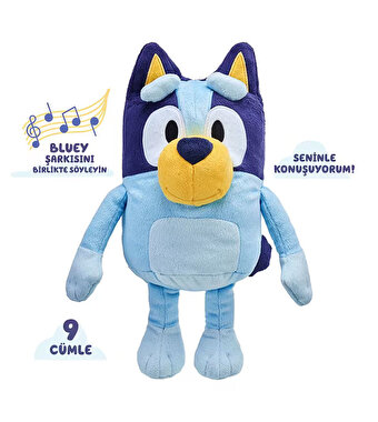 Bluey Türkçe Konuşan Pelüş Figür 35 Cm