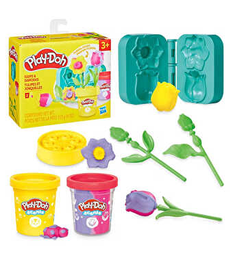 Play Doh Lale ve Nergis Sanat Çiçek Seti G2476