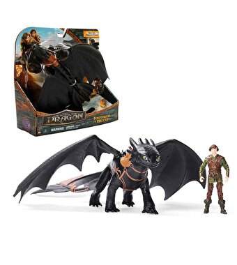 Ejderhanı Nasıl Eğitirsin Ejderha ve Viking Toothless Ve Hiccup Aksiyon Figür Seti