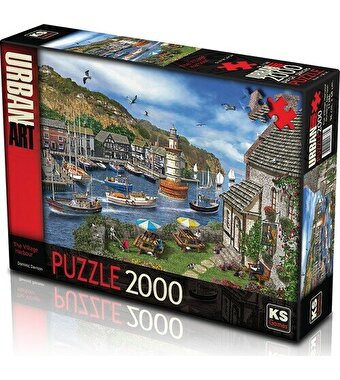 Ks Puzzle 2000 Parça The Village Harbour