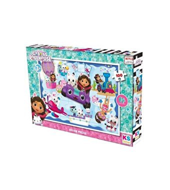 Gabby's Dollhouse 100 Parça Puzzle