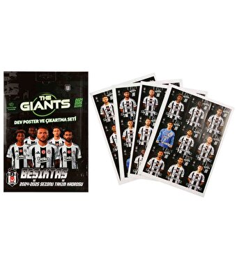 The Giants Beşiktaş Dev Poster ve Çıkartma Seti 2024/2025