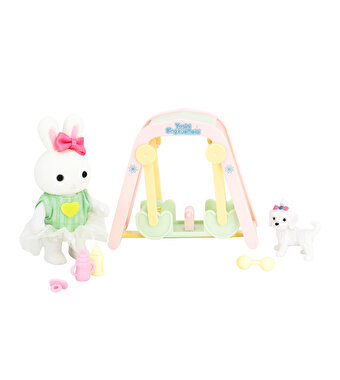 Bay Dreamy Mini Tavşan Aksesuarlı Salıncak Seti