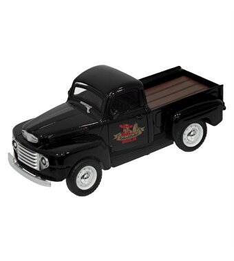 Sesli Işıklı Metal Çek Bırak Klasik Picup Siyah