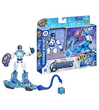 Avengers Bend ve Flex Missions Captain America Buz Görevi F5868