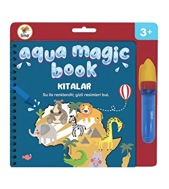 Aqua Magic Sihirli Boyama Kitabı Kıtalar