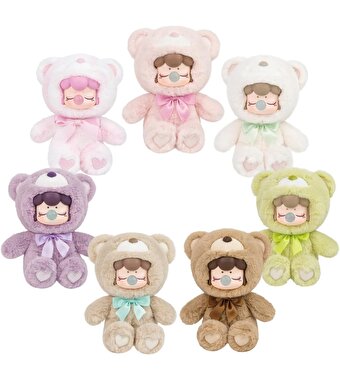 Rolife Nanci Colorful Chocolate Cutie Bears Sürpriz Paket Peluş 17,5 Cm