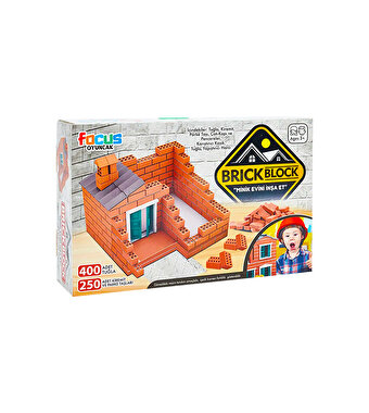 Ev Figürlü Brick Block Puzzle Seti