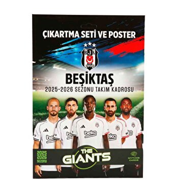 Beşiktaş The Giants 2025-2026 Sezonu Poster ve Çıkartma Seti