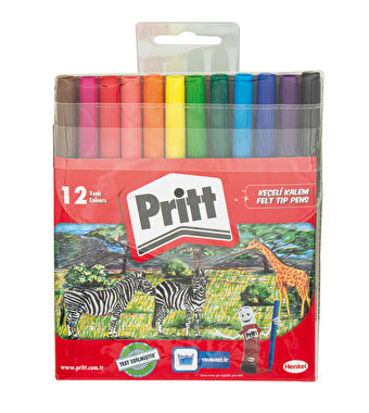 Pritt 12 Renk Keçeli Kalem