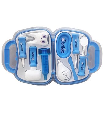 Diş Doktoru Çantalı Set 10 Parça Mavi
