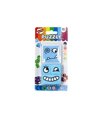 Rubik Emoji Puzzle Mavi