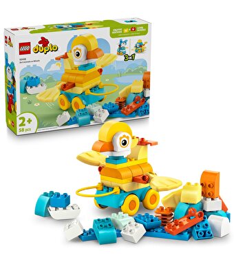LEGO Duplo 3’ü 1 Arada Tekerlekli Hayvanlar 10448
