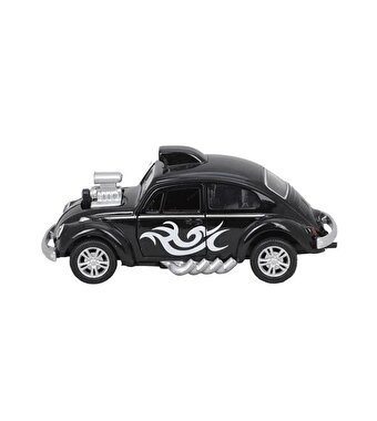 Işıklı Metal Çek Bırak Motorlu Tosbağa Siyah