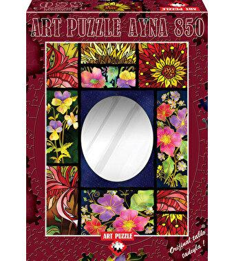 Art Puzzle 850 Parça Patchwork Ayna