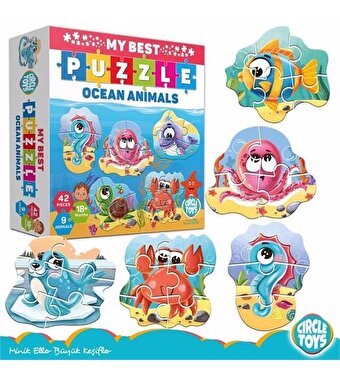 My Best Puzzle Ocean Animals Seti
