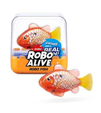 Robo Alive Suda Yüzen Robot Balık 7191UQ3 Turuncu Benekli