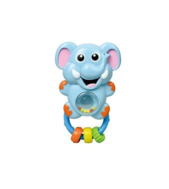 Babycim Sesli Fil Çıngırak Mavi