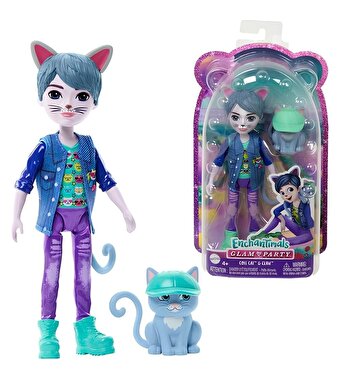 Enchantimals Popüler Karakter Bebekler Cole Cat ve Claw HNT59