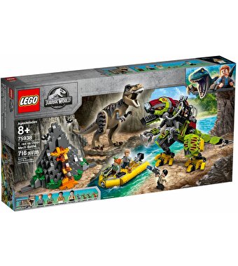 LEGO® Jurassic World T. Rex ile Dinozor Robotu Savaşı 75938