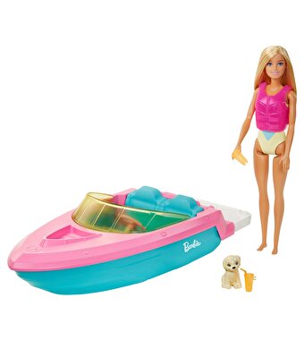 Barbie Bebek ve Teknesi Oyun Seti GRG30