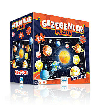 Gezegenler Eğitici Puzzle
