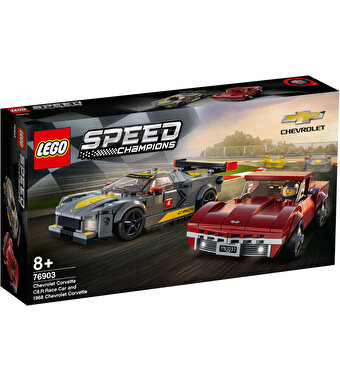 LEGO Speed Champions Chevrolet Corvette C8.R Yarış Arabası ve 1968 Chevrolet Corvette 76903
