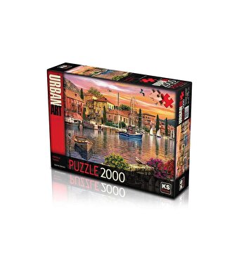 Ks Puzzle 2000 Parça Harbour Sunset