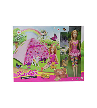 Kaibibi Bebek Kampta Çadırlı Oyun Seti