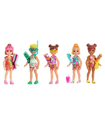 Barbie Color Reveal Renk Değiştiren Sürpriz Chelsea Kum ve Güneş Serisi GWC61