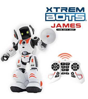Xtrem Bots Yürüyebilen Kumandalı Sesli Robot James Spybot