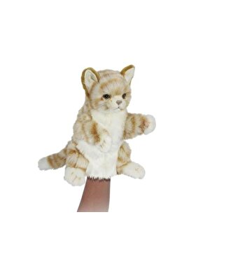 Hansa Creations Ginger Cat El Kuklası Peluş 30 Cm