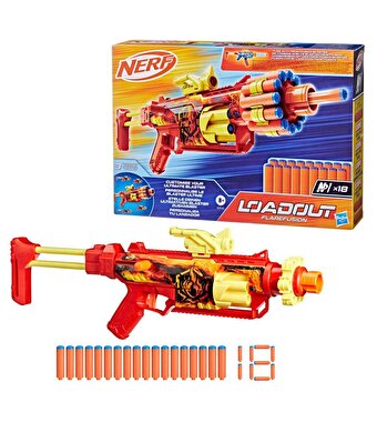 Nerf Loadout FlareFusion Blaster ve 18 N1 Dart