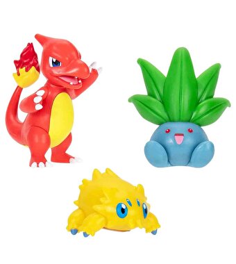 Pokemon Battle 3'lü Fi̇gür Seti̇ Joltik Charmeleon Oddish