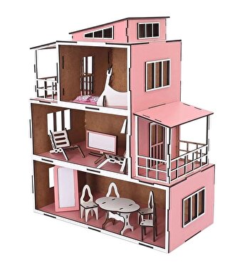 Ahşap Bebek Evi 2 15 Parça