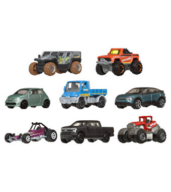 Matchbox 1:64 Ölçekli Metal 8'li Araba Seti JCT89
