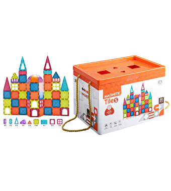 Magnetic Tiles Yapı Blokları 50 Parça