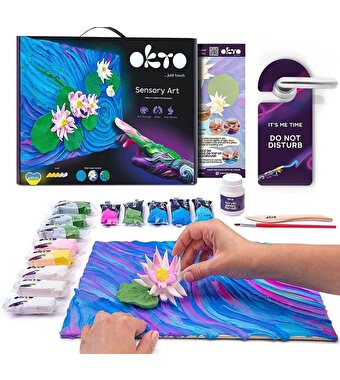 OKTO Water Lilies 3D Duyusal Sanat Seti