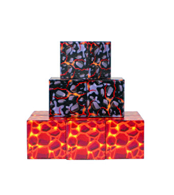 Magnivity Manyetik Bloklar Lav Desenli Blok 9 Parça