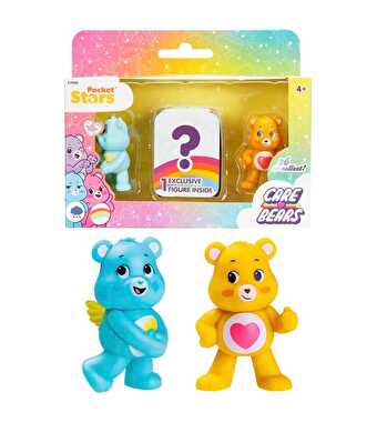 Care Bears 3’lü Mini Figür Seti Wish Bear ve Tenderheart Bear